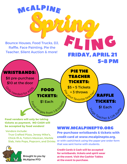 spring fling ordering information